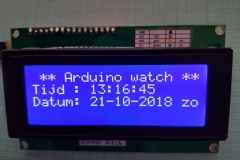 LCD display blue backlight
