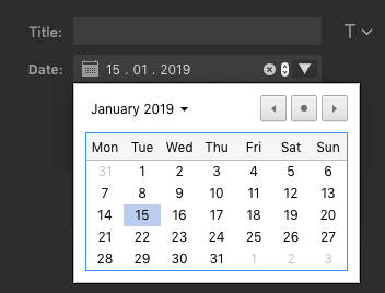 Datepicker