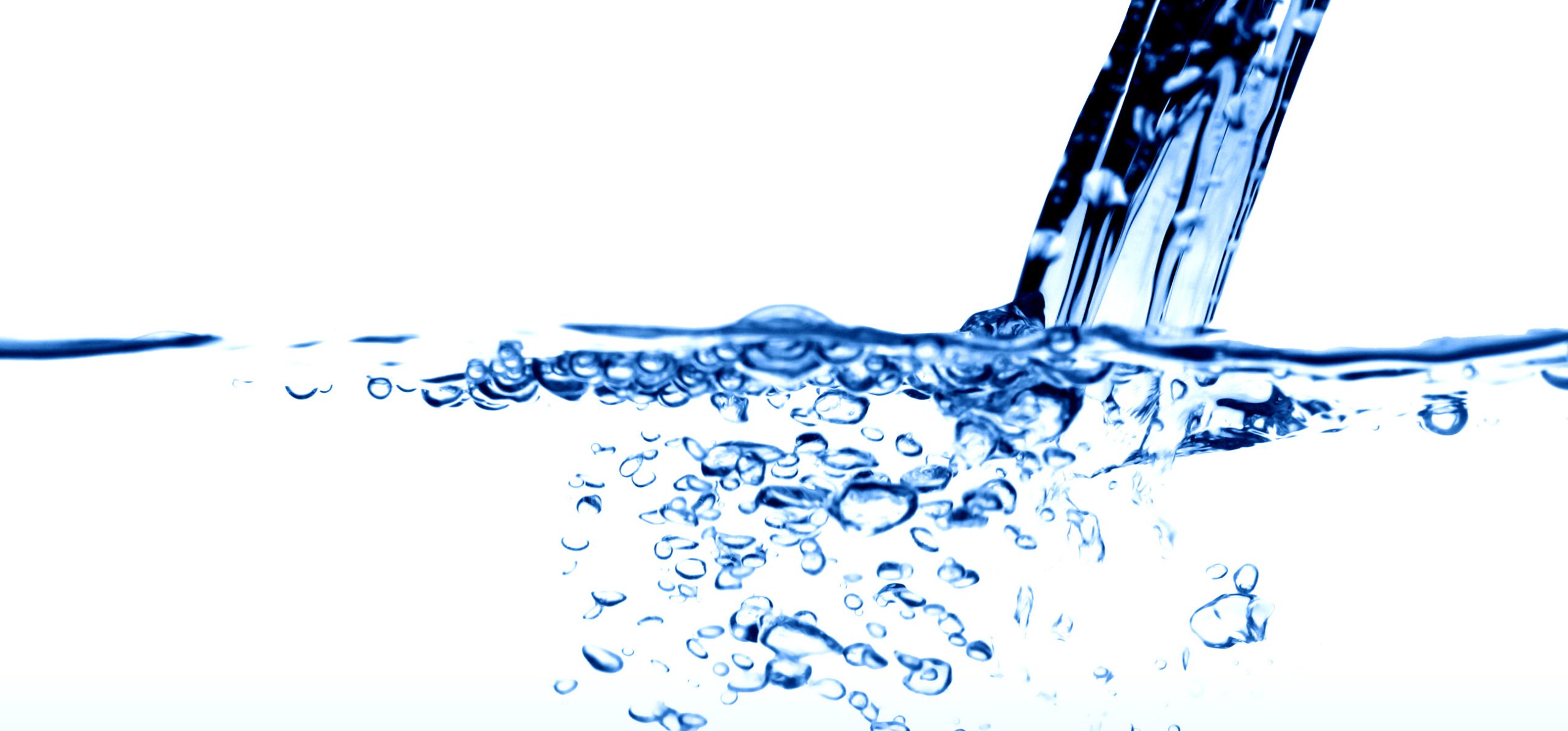 water stream falling