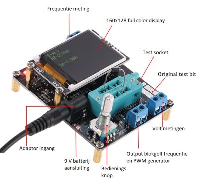 LCD-GM328A-Transistor-Tester-pinout